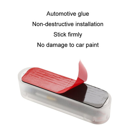 Motorcycle Electric Car Anti-Rear Collision Solar Strobe Warning Light, Red Light, Blue Light, Colorful Light, Bright Colorful Light