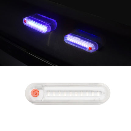Motorcycle Electric Car Anti-Rear Collision Solar Strobe Warning Light, Red Light, Blue Light, Colorful Light, Bright Colorful Light