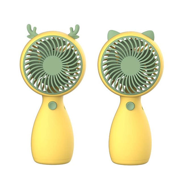 2pcs MLS6035 USB Mini Charging With Lanyard Small Fan, Style Random Delivery, MLS6035 Yellow, MLS6035 Green, MLS6035 Pink