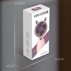2pcs MLS6035 USB Mini Charging With Lanyard Small Fan, Style Random Delivery, MLS6035 Pink, MLS6035 Yellow, MLS6035 Green, MLS6035 White