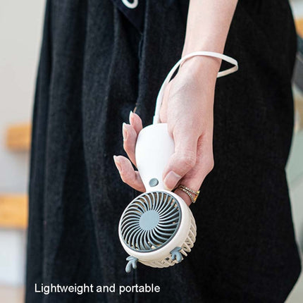 2pcs MLS6035 USB Mini Charging With Lanyard Small Fan, Style Random Delivery, MLS6035 Yellow, MLS6035 Green, MLS6035 Pink