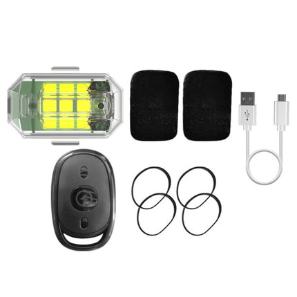 Remote Control LED Car Modified Electric Car Warning Tail Light, 1 Light+1 RC, 2 Light +1 RC