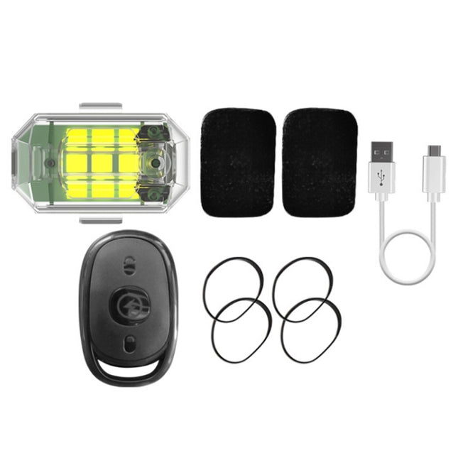 Remote Control LED Car Modified Electric Car Warning Tail Light, 1 Light+1 RC, 2 Light +1 RC