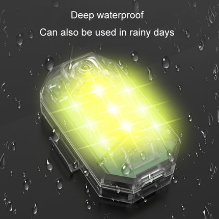 Remote Control LED Car Modified Electric Car Warning Tail Light, 1 Light+1 RC, 2 Light +1 RC