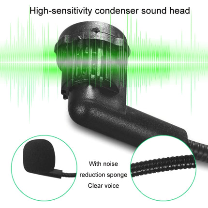 Amplificador de auriculares con micrófono de solapa inalámbrico UHF, uno para uno, uno para dos