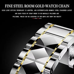 BINBONG B5552 Luminous Multifunctional Business Calendar Quartz Watch