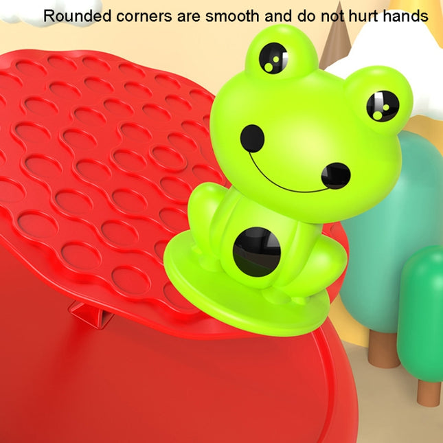 Children Stacking Fun Double Interactive Balance Top Tower, Style:, Frog English Color Box Balance Tree, Frog Balance Battle