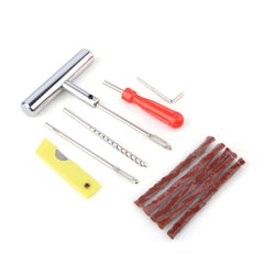 11pcs/set Car Vacuum Tire Repair Tools Tire Repair Needle Rubber Strip Tool Set, 11pcs/set
