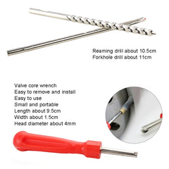 11pcs/set Car Vacuum Tire Repair Tools Tire Repair Needle Rubber Strip Tool Set, 11pcs/set