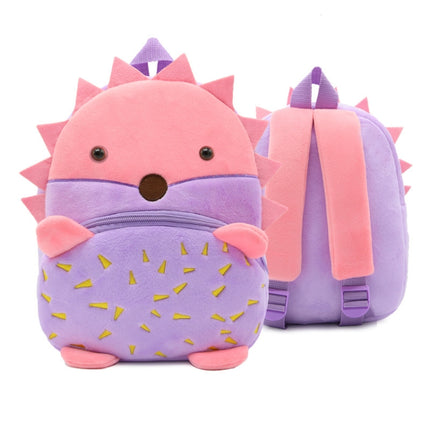 Zoo Series Plush Backpack Cute Children School Bag Shoulder Bag, Butterfly, Red Monkey, Penguin, Black Cat, White Cat, Mouth Dinosaur, Purple Unicorn, Platypus Yellow, Platypus Blue, Scarberry, Hedgehog, Lamb, Alpaca, Orangutan, Crocodile, Shaggy Dog  ...