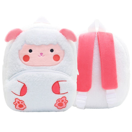 Zoo Series Plush Backpack Cute Children School Bag Shoulder Bag, Butterfly, Red Monkey, Penguin, Black Cat, White Cat, Mouth Dinosaur, Purple Unicorn, Platypus Yellow, Platypus Blue, Scarberry, Hedgehog, Lamb, Alpaca, Orangutan, Crocodile, Shaggy Dog  ...