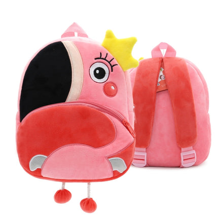 Zoo Series Plush Backpack Cute Children School Bag Shoulder Bag, Butterfly, Red Monkey, Penguin, Black Cat, White Cat, Mouth Dinosaur, Purple Unicorn, Platypus Yellow, Platypus Blue, Scarberry, Hedgehog, Lamb, Alpaca, Orangutan, Crocodile, Shaggy Dog  ...