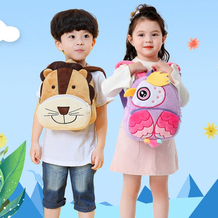Zoo Series Plush Backpack Cute Children School Bag Shoulder Bag, Butterfly, Red Monkey, Penguin, Black Cat, White Cat, Mouth Dinosaur, Purple Unicorn, Platypus Yellow, Platypus Blue, Scarberry, Hedgehog, Lamb, Alpaca, Orangutan, Crocodile, Shaggy Dog  ...