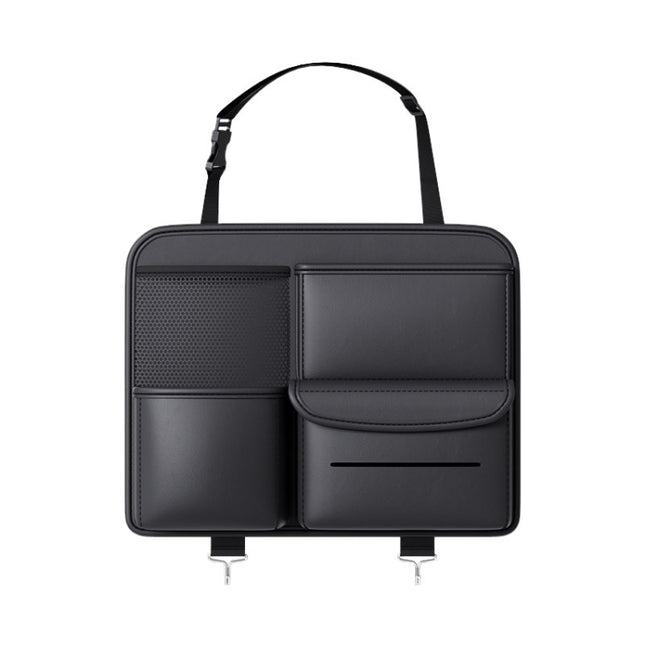 Multifunctional Car Seat Back Storage Bag Car Interior Decorative Supplies, Size:, S (Black), L (Black)