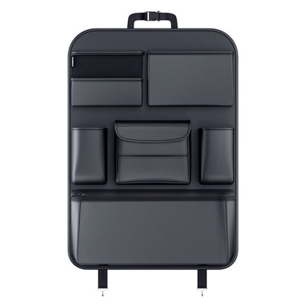 Multifunctional Car Seat Back Storage Bag Car Interior Decorative Supplies, Size:, S (Black), L (Black)