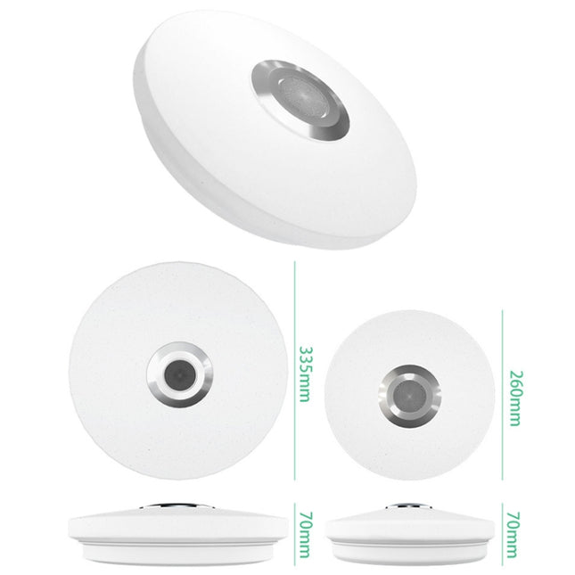 Remote Control Bluetooth LED Ceiling Lamp RGB Music Rhythm Color Changing Lamp, 26cm, 33cm