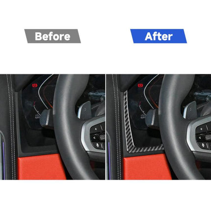 For 2019-2024 BMW 8 Series G14 2pcs /Set Right-hand Drive Instrument Both Sides Decorative Stickers, Right-hand Drive
