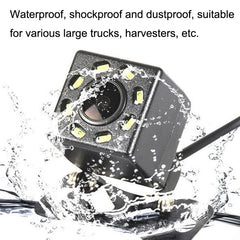 R0003 LED Fill Light External Reversing Video Camera HD Night Vision CCD Car Camera