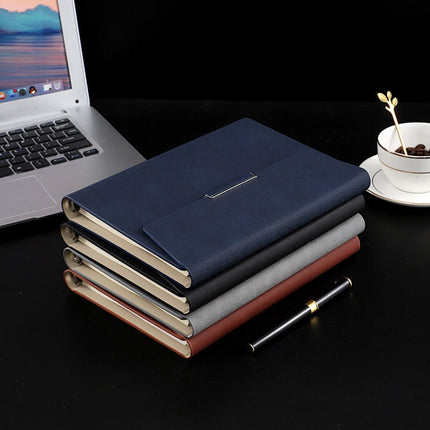 6 Hole Three Fold Loose-leaf Case A5 Business Notebook Office Stationery Notepad