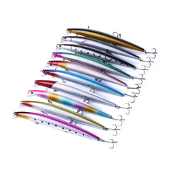 HENGJIA MI101 18cm 26g Long-distance Casting Sea Fishing Fake Lures Minnow Baits, MI101 (6), MI101 (8), MI101 (9), MI101 (10), MI101 (5), MI101 (1), MI101 (2), MI101 (3), MI101 (10 Colors)