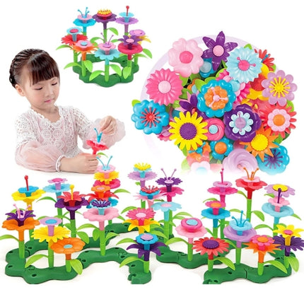 Children Intellectual Development DIY Assembly Flower Arrangement Toys, 54pcs/set, 90pcs/set, 144pcs/set, 224pcs/set, 272pcs/set