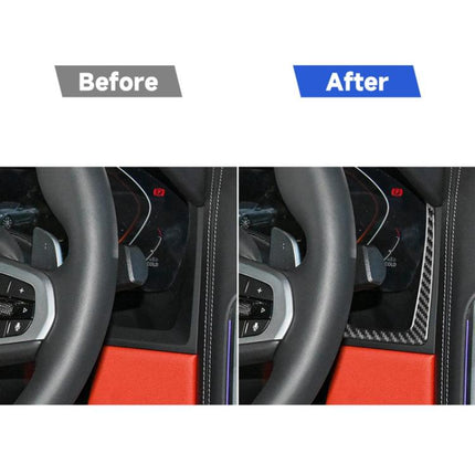 For 2019-2024 BMW 8 Series G14 2pcs /Set Left-hand Drive Instrument Both Sides Decorative Stickers, Left-hand Drive