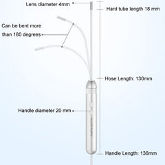 Supereyes Y001+ 4mm Focusable Tube Nasal Throat Oral Electronic Endoscope