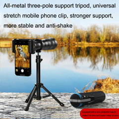 Apexel APL-36XJJ020 36X HD Telescope Universal Telephoto Phone Lens + Clip + Tripod Set