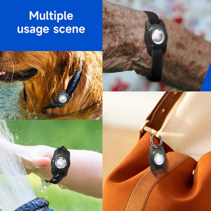 Für AirTag Schutzhülle Drei-proof All-inclusive IPX7 Wasserdichte Locator Abdeckung, Schwarz, Royal Blau, dunkelgrün, Lila, Rot