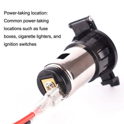 Car Cigarette Lighter Socket Waterproof Power Supply 120W/250W Modification 12/24V Cigarette Lighter Mother Seat, Cigarette Lighter Socket