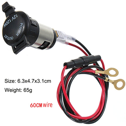 Car Cigarette Lighter Socket Waterproof Power Supply 120W/250W Modification 12/24V Cigarette Lighter Mother Seat, Cigarette Lighter Socket