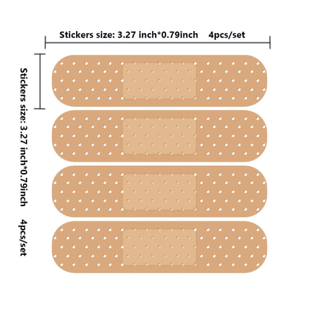 5sets Laptop Car Scratch Repair Band-Aid PVC Sticker, Band-Aid Sticker