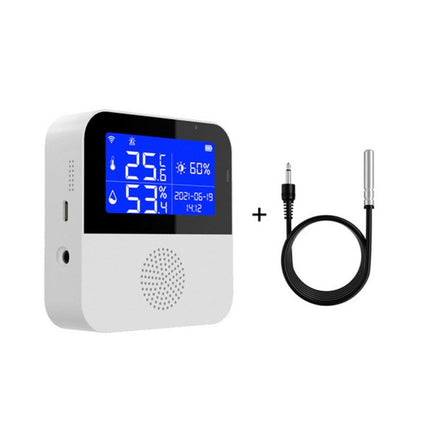 Tuya WIFI Temperature And Humidity Sensor With 2.9inch LCD Display,Spec:
