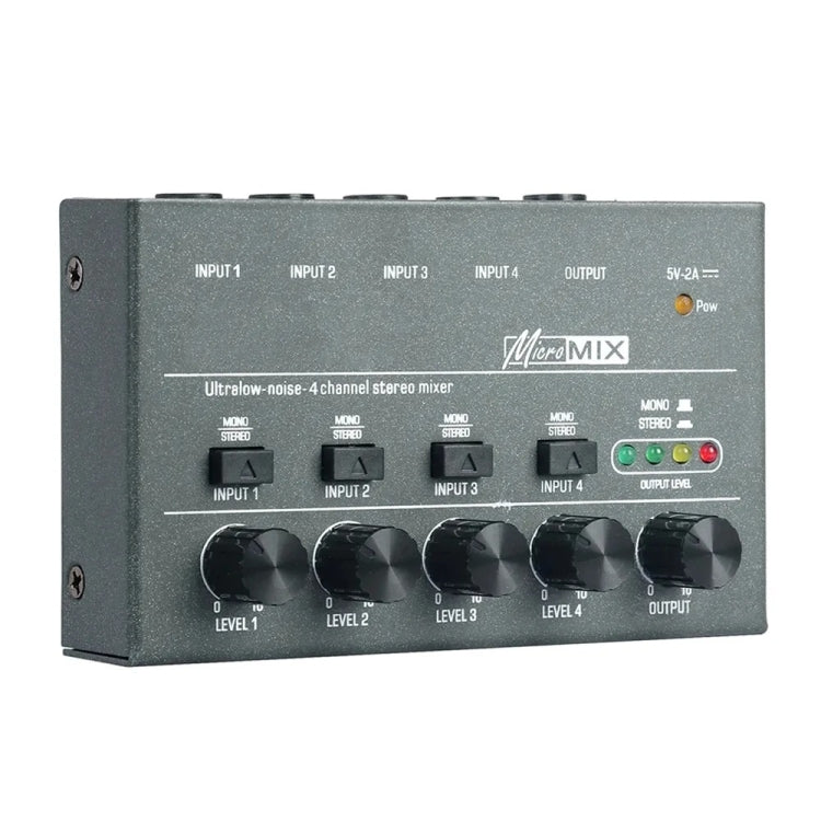 With Single Channel Stereo Switching Mini Signal Hybrid Small Audio, 4 Way mixer, 8 Way Mixer