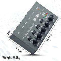 With Single Channel Stereo Switching Mini Signal Hybrid Small Audio, 4 Way mixer, 8 Way Mixer