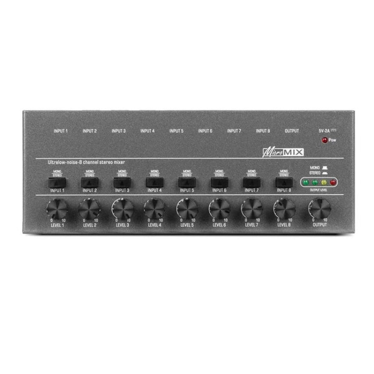 With Single Channel Stereo Switching Mini Signal Hybrid Small Audio, 4 Way mixer, 8 Way Mixer