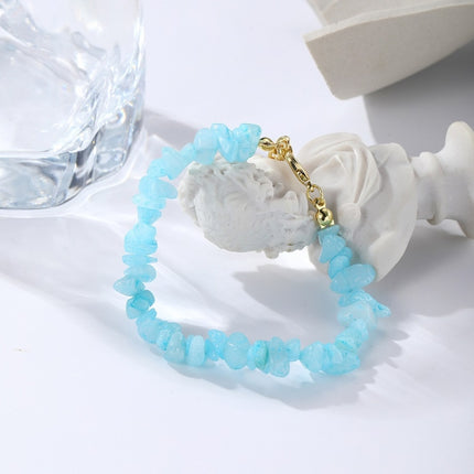 Women Boho Natural Gravel Beaded Bracelet Anklet