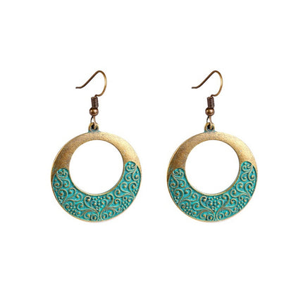 Bohemian Turquoise Natural Stone Sweater Vintage Pendant, Model:, Necklace Ear Ring Set, Two-pointed Necklace, N2111-11 Earrings Accessories, N211-12 Leaf Neck Chain, N2111-13 Three Stones, N2111-14 Eight Stones, N211-15 Circle, Leather Bracelet       ...