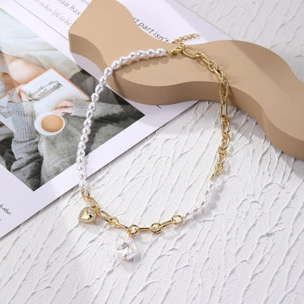 Ladies Temperament Necklace Collarbone Chain, N2210-7 Pearl Chain Love, N2210-8 Thick Chain Love, N2209-2 Light Drilling Love, N2209-11 Colorful Love, N2209-5 Double-layer Green Love, N2209-1 Twist Stick Square Pearl, N2209-6 Oval White Flower         ...
