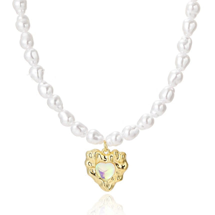 Ladies Temperament Necklace Collarbone Chain, N2210-7 Pearl Chain Love, N2210-8 Thick Chain Love, N2209-2 Light Drilling Love, N2209-11 Colorful Love, N2209-5 Double-layer Green Love, N2209-1 Twist Stick Square Pearl, N2209-6 Oval White Flower         ...