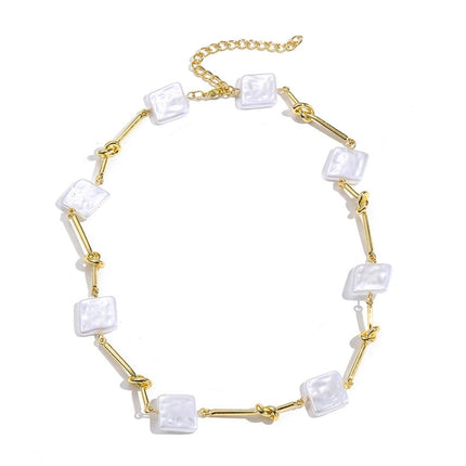 Ladies Temperament Necklace Collarbone Chain, N2210-7 Pearl Chain Love, N2210-8 Thick Chain Love, N2209-2 Light Drilling Love, N2209-11 Colorful Love, N2209-5 Double-layer Green Love, N2209-1 Twist Stick Square Pearl, N2209-6 Oval White Flower         ...