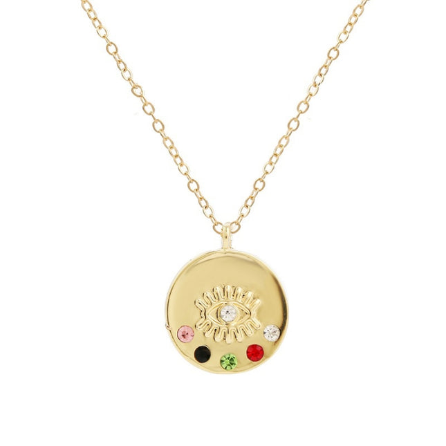 Angel Eyes Pendant Layered Necklace, Model:, N2210-1 Triangular Pearl Eyes, N2210-2 Double-layer Pentagon Pendant, N2210-3 Double-layer Color Eyes, N2210-4 3 Layer Colorful Eyes, N2210-5 3 Layer Colorful Eyes, N2210-6 Rice Bead Snake Chain 3 Layer     ...