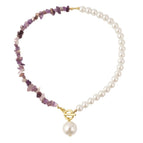 N2106-22 Purple Stone Single Chain