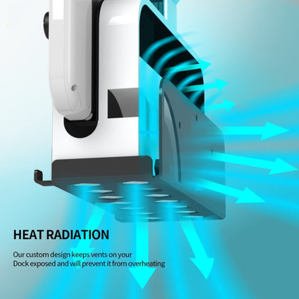 For Switch OLED Game Console JYS Wall Hanging Holder Bracket, Iron White, Iron Black