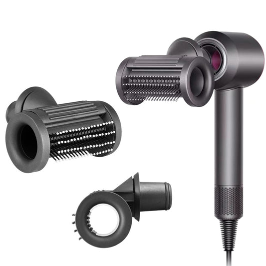 Accesorio de boquilla para secador de pelo Dyson Smooth Flyaway, gris liso, color níquel cobre liso