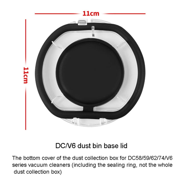 For Dyson V10 Slim / V12 Slim / V12 Dust Bin Sealing Ring  Vacuum Cleaner Replacement Accessories