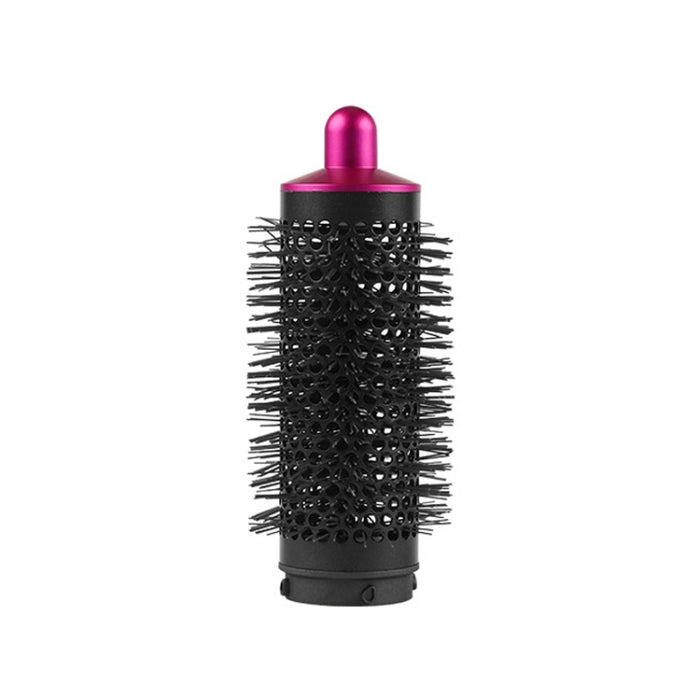 Für Dyson Airwrap Zylinderkamm Haartrockner Lockenaufsatz, 40mm Zylinderkamm Rose Rot
