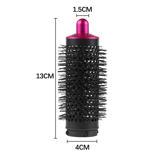 For Dyson Airwrap Cylinder Comb Hair Dryer Curling Attachment, 40mm Cylinder Comb Rose Red