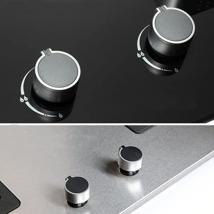 1pair  8mm  Metal Round Gas Stove Switch Knob Cooker Hob Switch, 1pair 8mm 45 Degree