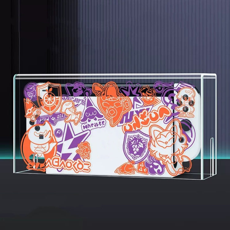 035 for Nintendo Switch/Oled Game Console Display Luminous Base Dustproof Cover, Spec: